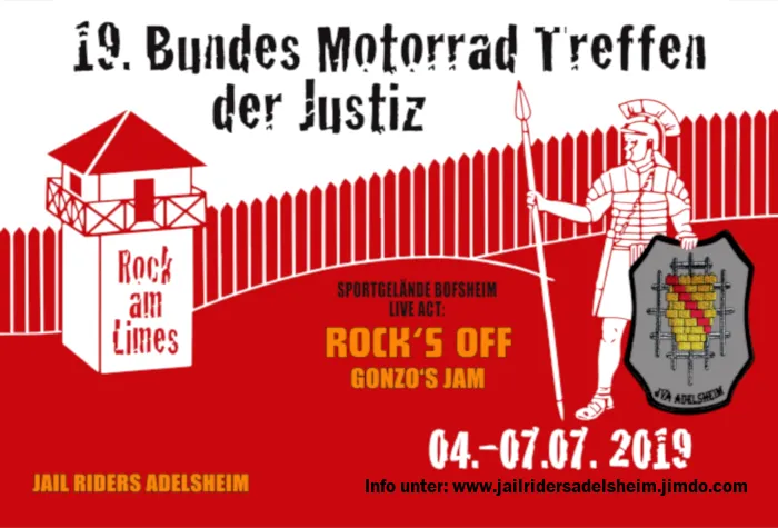 Bundes Motorrad treffen der Justiz