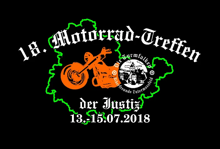 Motorrad Treffen der Justiz